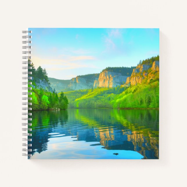 Colourful Digital 3D Spiral Notebook – Perfect Siz (Front)