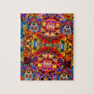 Colourful Digital Abstract Art Jigsaw Puzzle