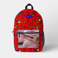 Colourful Digital Design Backpack – Perfect Size f