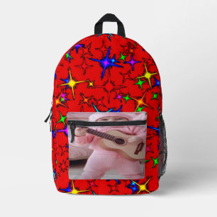 Colourful Digital Design Backpack – Perfect Size f