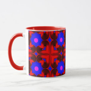 Colourful Digital Design Combo Mug – Perfect Size 