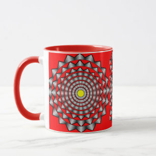 Colourful Digital Design Combo Mug - Perfect Size