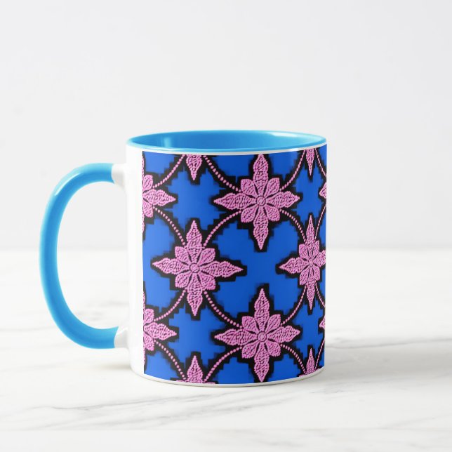 Colourful Digital Design Combo Mug - Perfect Size  (Left)
