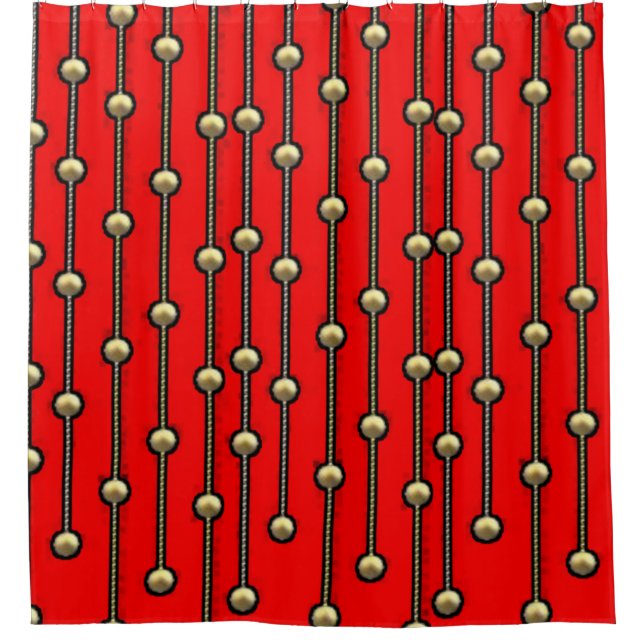 Colourful Digital Design Shower Curtain – Perfect  (Front)