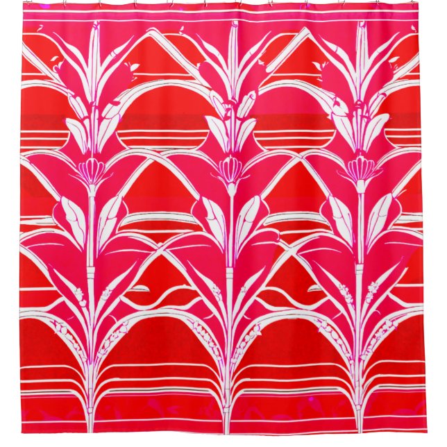 Colourful Digital Design Shower Curtain – Perfect  (Front)