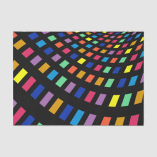 Colourful Digital Rainbow Tissue Paper