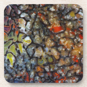 Colourful Dinosaur Bone Coaster