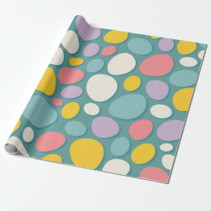 Colourful Dinosaur Eggs Wrapping Paper