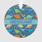 Colourful Dinosaur Pattern to Personalise