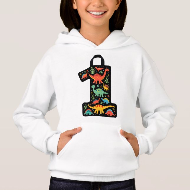 Colourful Dinosaur Shirt Design (Front)