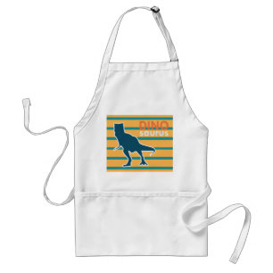 Colourful dinosaur T-rex cartoon Standard Apron