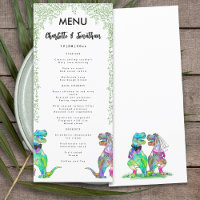 Colourful Dinosaur Theme Wedding