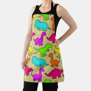 Colourful Dinosaurs Apron