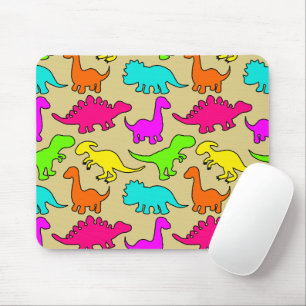 Colourful Dinosaurs Mouse Mat