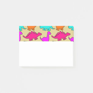 Colourful Dinosaurs Post-it Notes