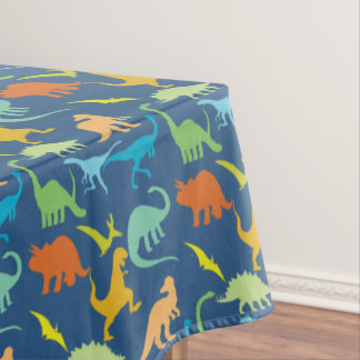 Colourful Dinosaurs Tablecloth