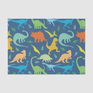 Colourful Dinosaurs Tissue Paper