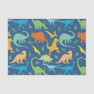Colourful Dinosaurs Tissue Paper