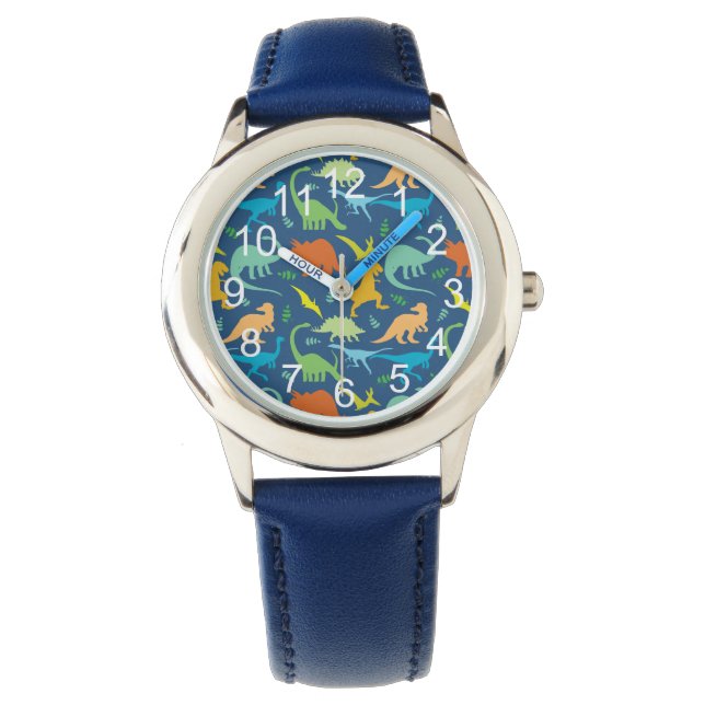 Colourful Dinosaurs Watch (Front)