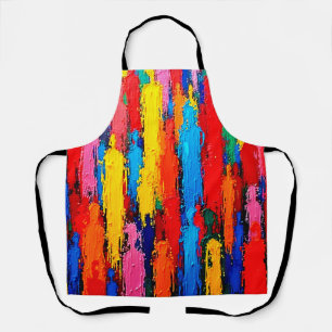 Colourful Diverse Human Connection Art Apron