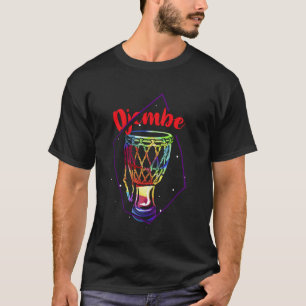 Colourful Djembe Malinke Jembe West African Musica T-Shirt
