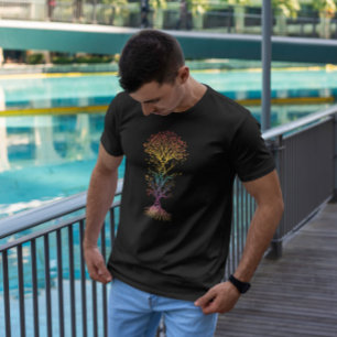 Colourful Dna Tree T-Shirt