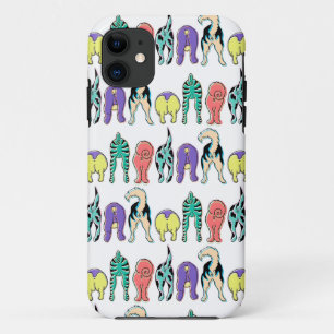 Colourful Dog Butts Pattern iPhone 11 Case