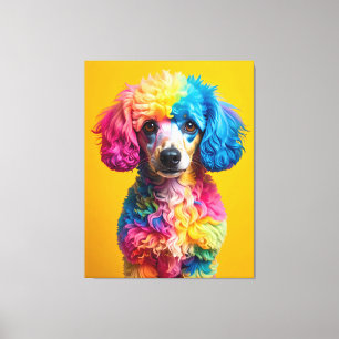Colourful Dog Canvas Print