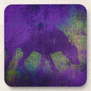Colourful Dog Coaster