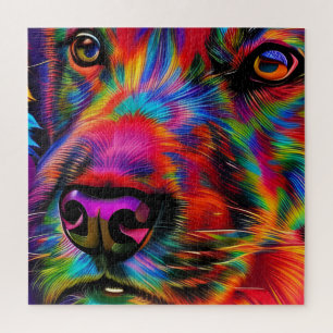 Colourful Dog Jigsaw Puzzle
