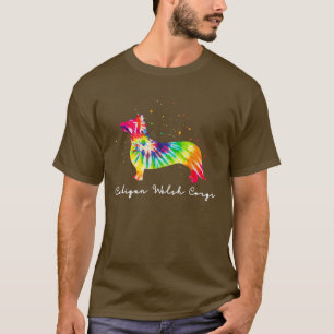 Colourful Dog Mum Gifts Cardigan Welsh Corgi T-Shirt