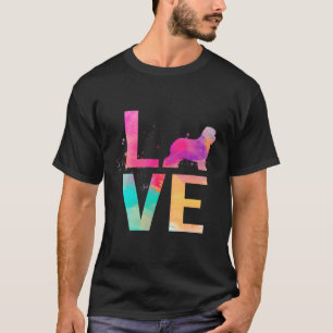 Colourful Dog Mum Gifts Old English Sheepdog For C T-Shirt