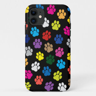 Colourful Dog Paws iPhone 5 Case