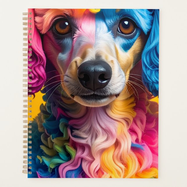 Colourful Dog Planner (Front)