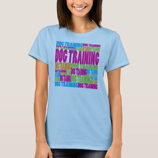 Colourful Dog Training T-Shirt (Front)