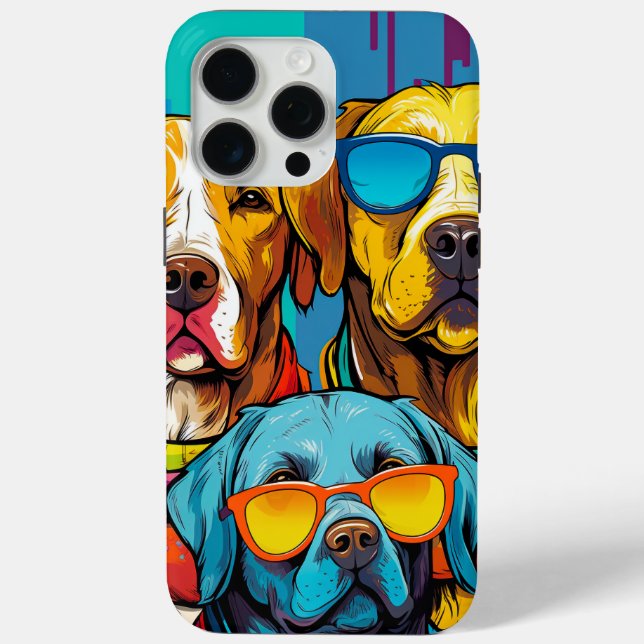 Colourful Dogs Case-Mate iPhone Case (Back)