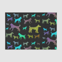 Colourful Dogs Tissue Paper