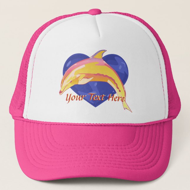 Colourful Dolphin Hat (Front)
