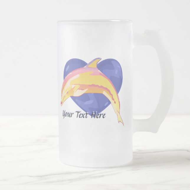 Colourful Dolphin Mug (Right)
