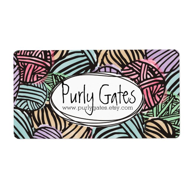 Colourful doodle balls of yarn knitting crochet (Front)