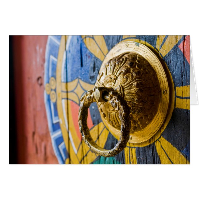 Colourful Door Knocker (Front Horizontal)