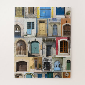 Colourful doors of Cyprus Jigsaw Puzzle