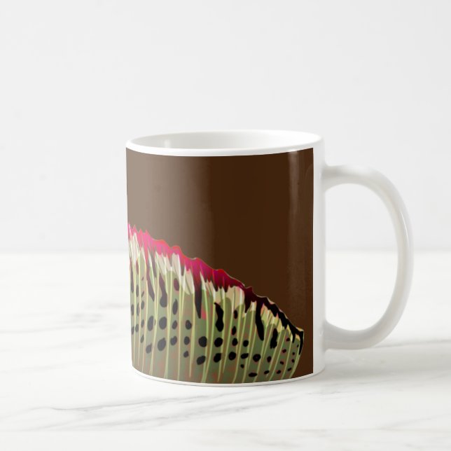 Colourful Dorsal Fin Grayling Fish Fly Fishing Coffee Mug (Right)