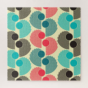 Colourful dots: abstract seamless pattern. jigsaw puzzle