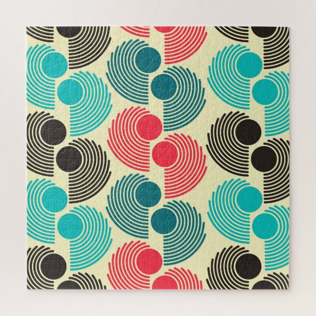 Colourful dots: abstract seamless pattern. jigsaw puzzle (Vertical)