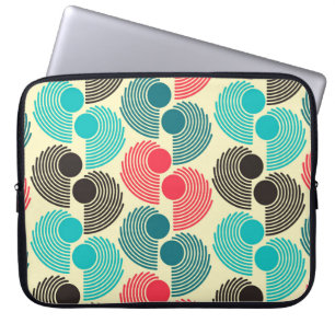Colourful dots: abstract seamless pattern. laptop sleeve