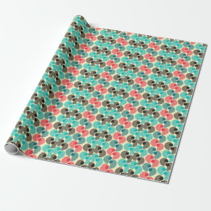 Colourful dots: abstract seamless pattern. wrapping paper