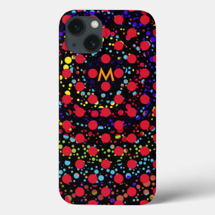 colourful dots iPhone 13 case