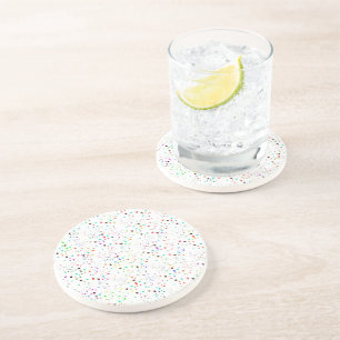 Colourful dots coaster