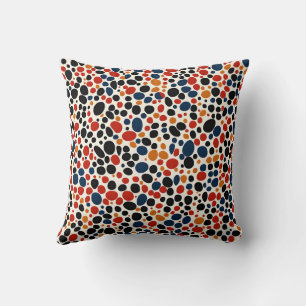 Colourful dots design  cushion
